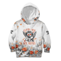 Funny Valentines Day Kid Hoodie Cupid Says 67