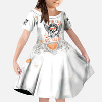 Funny Valentines Day Kid Short Sleeve Dress Cupid Says 67