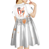 Funny Valentines Day Kid Short Sleeve Dress Cupid Says 67