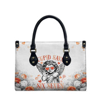 Funny Valentines Day Leather Bag Cupid Says 67