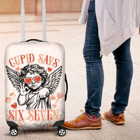 Funny Valentines Day Luggage Cover Cupid Says 67