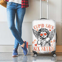 Funny Valentines Day Luggage Cover Cupid Says 67