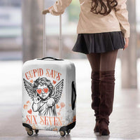 Funny Valentines Day Luggage Cover Cupid Says 67
