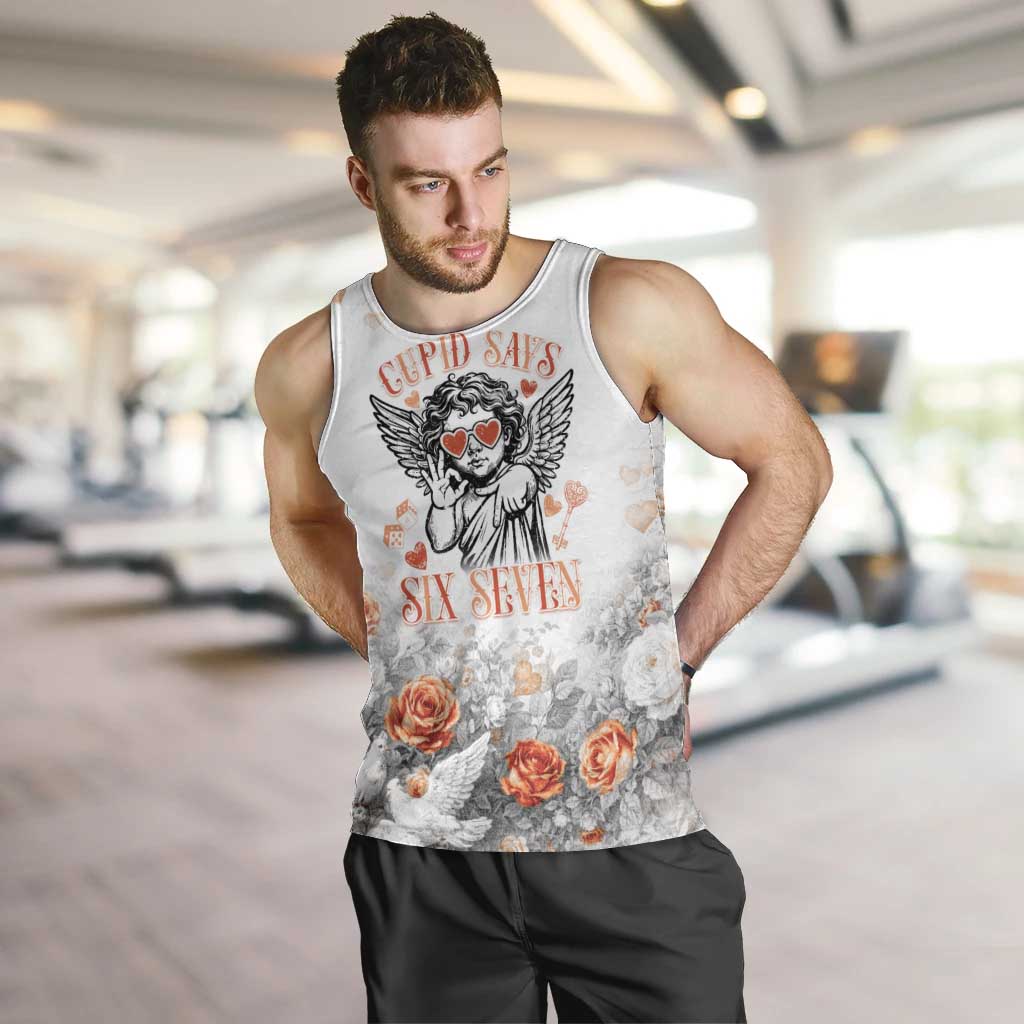 Funny Valentines Day Men Tank Top Cupid Says 67