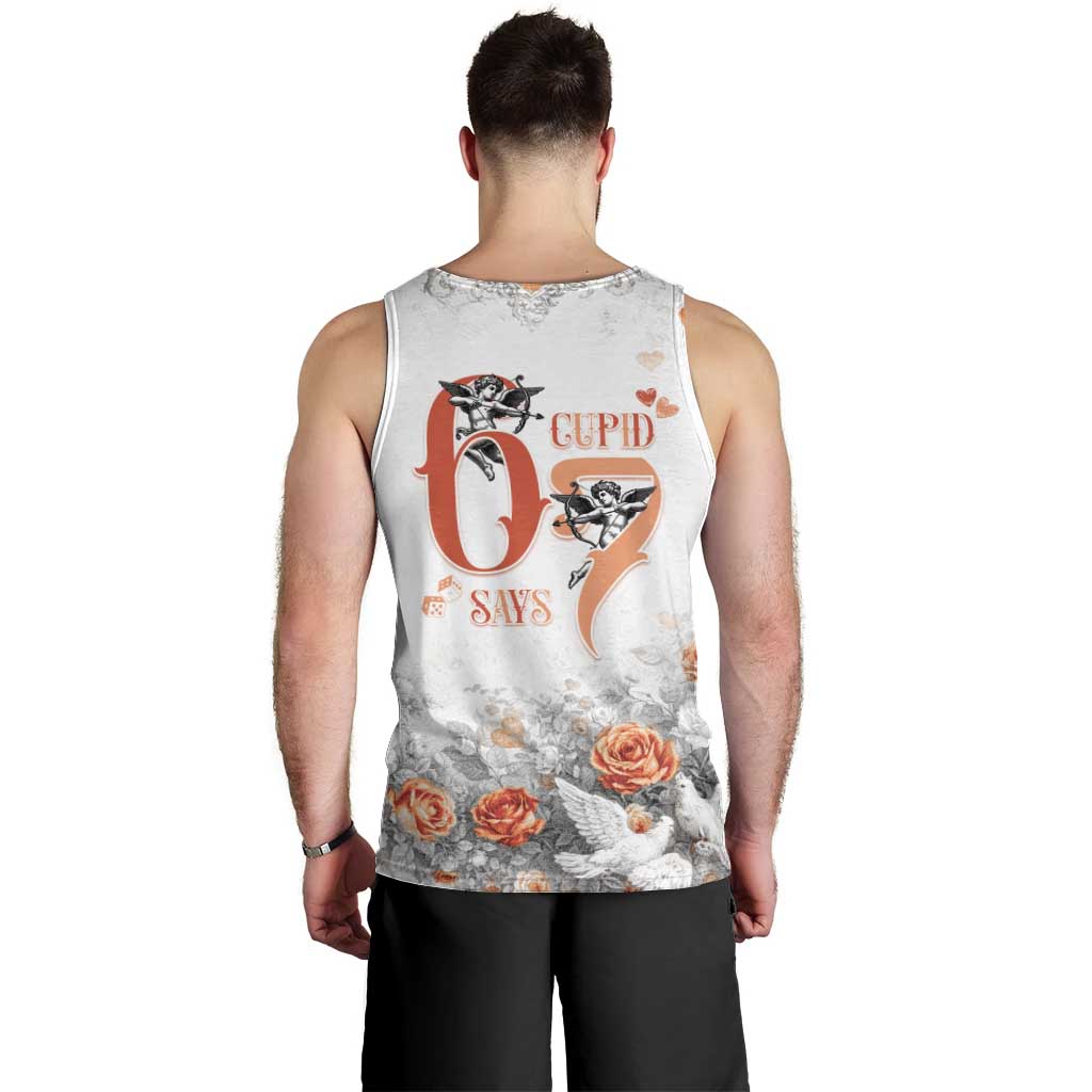 Funny Valentines Day Men Tank Top Cupid Says 67