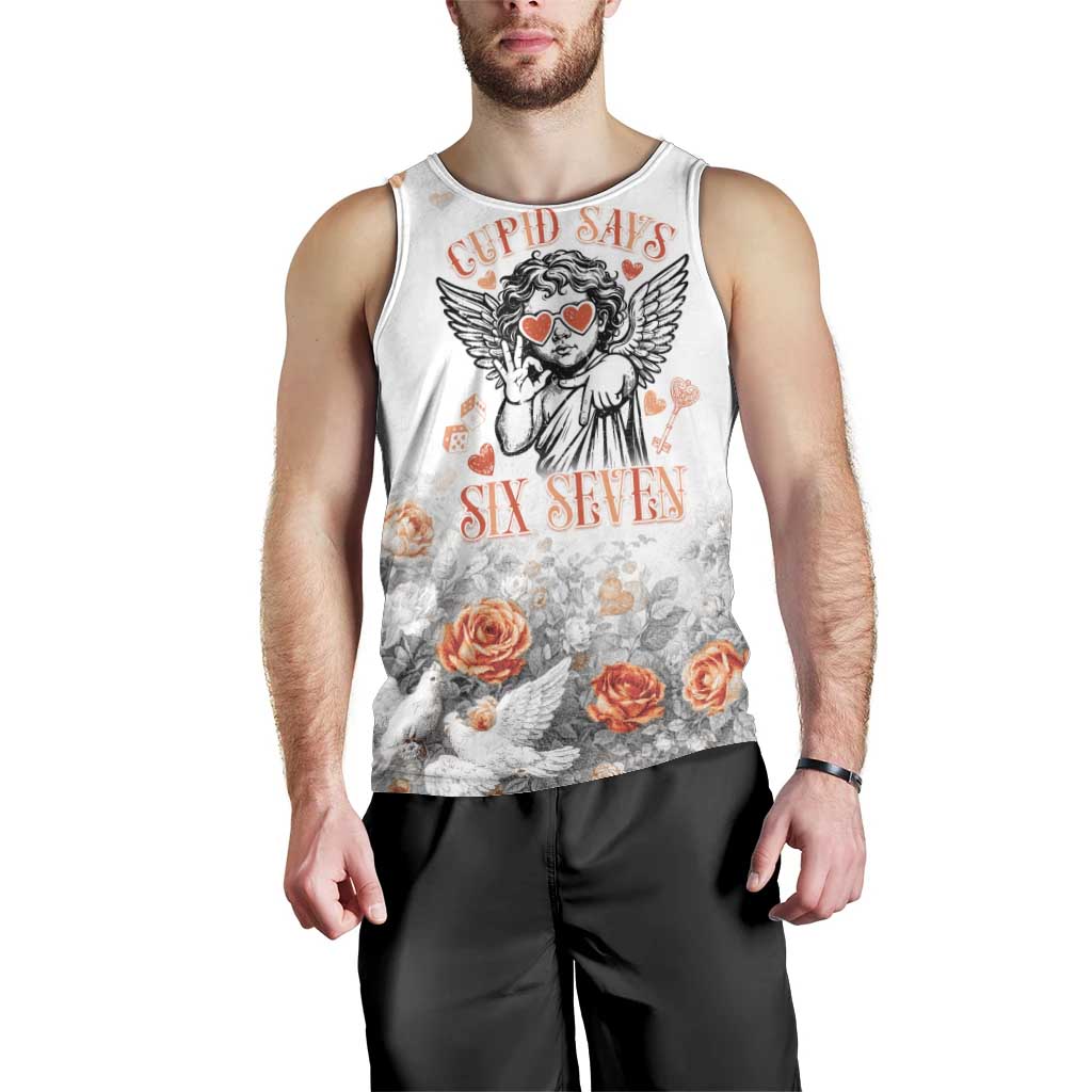 Funny Valentines Day Men Tank Top Cupid Says 67