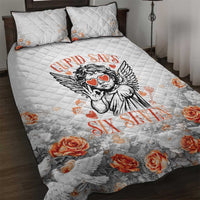 Funny Valentines Day Quilt Bed Set Cupid Says 67