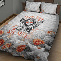 Funny Valentines Day Quilt Bed Set Cupid Says 67