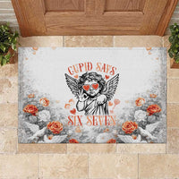 Funny Valentines Day Rubber Doormat Cupid Says 67