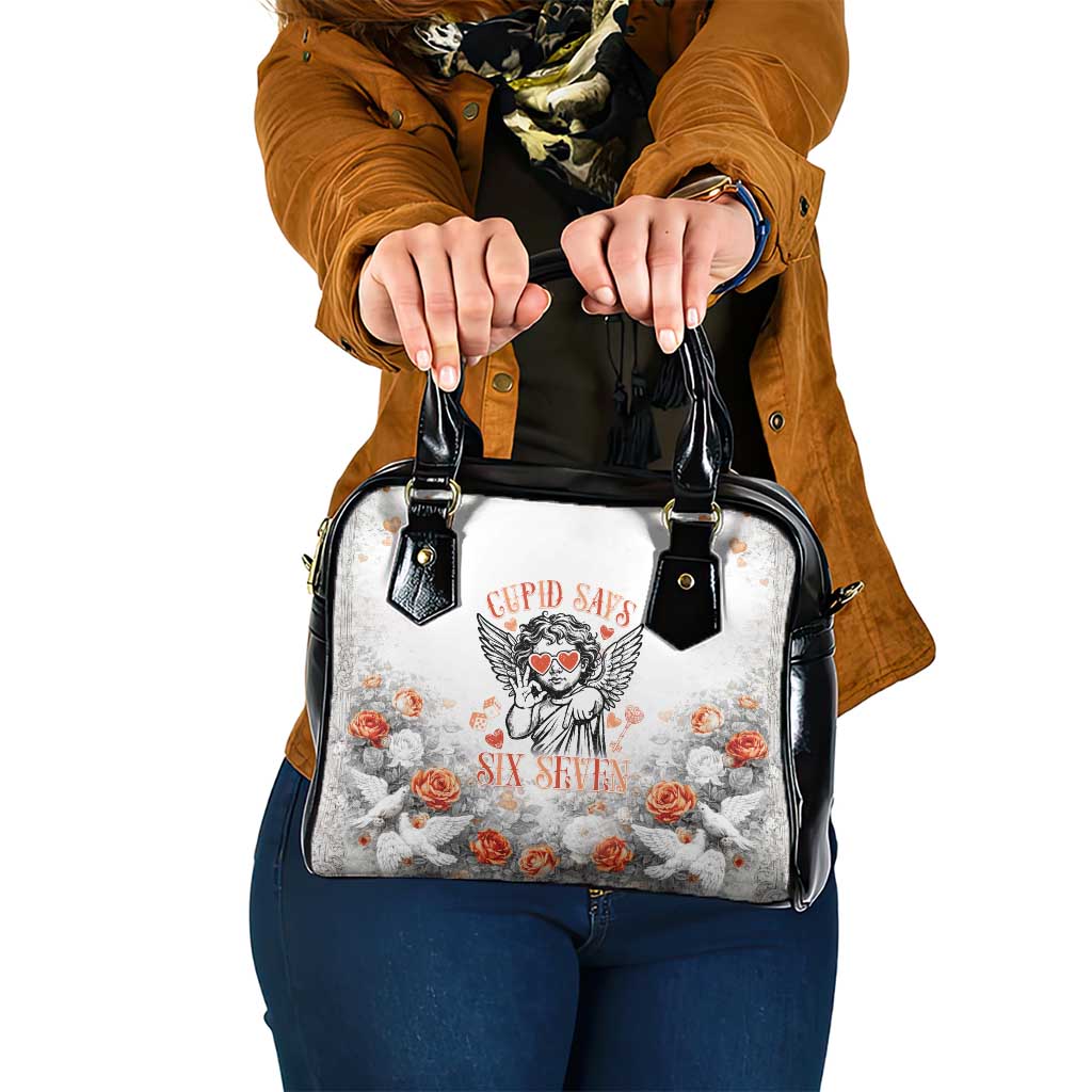 Funny Valentines Day Shoulder Handbag Cupid Says 67