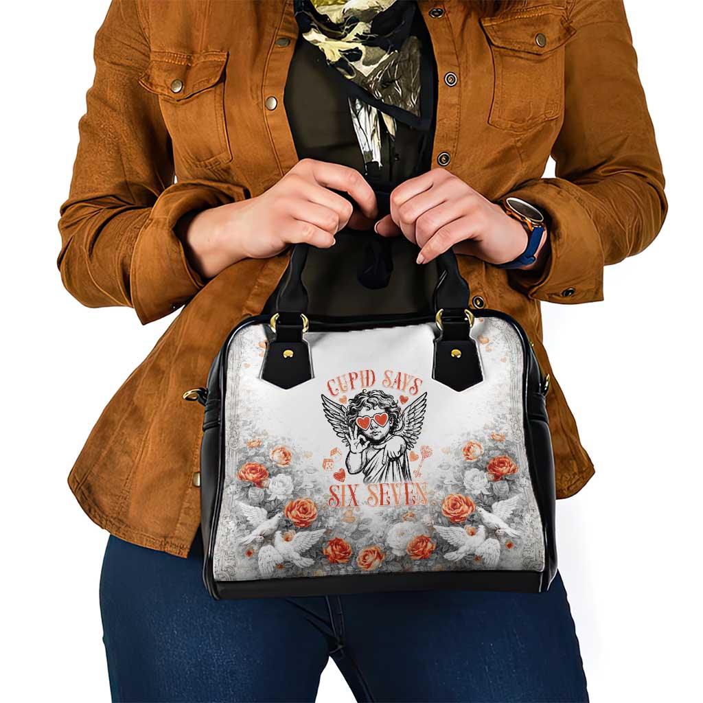 Funny Valentines Day Shoulder Handbag Cupid Says 67