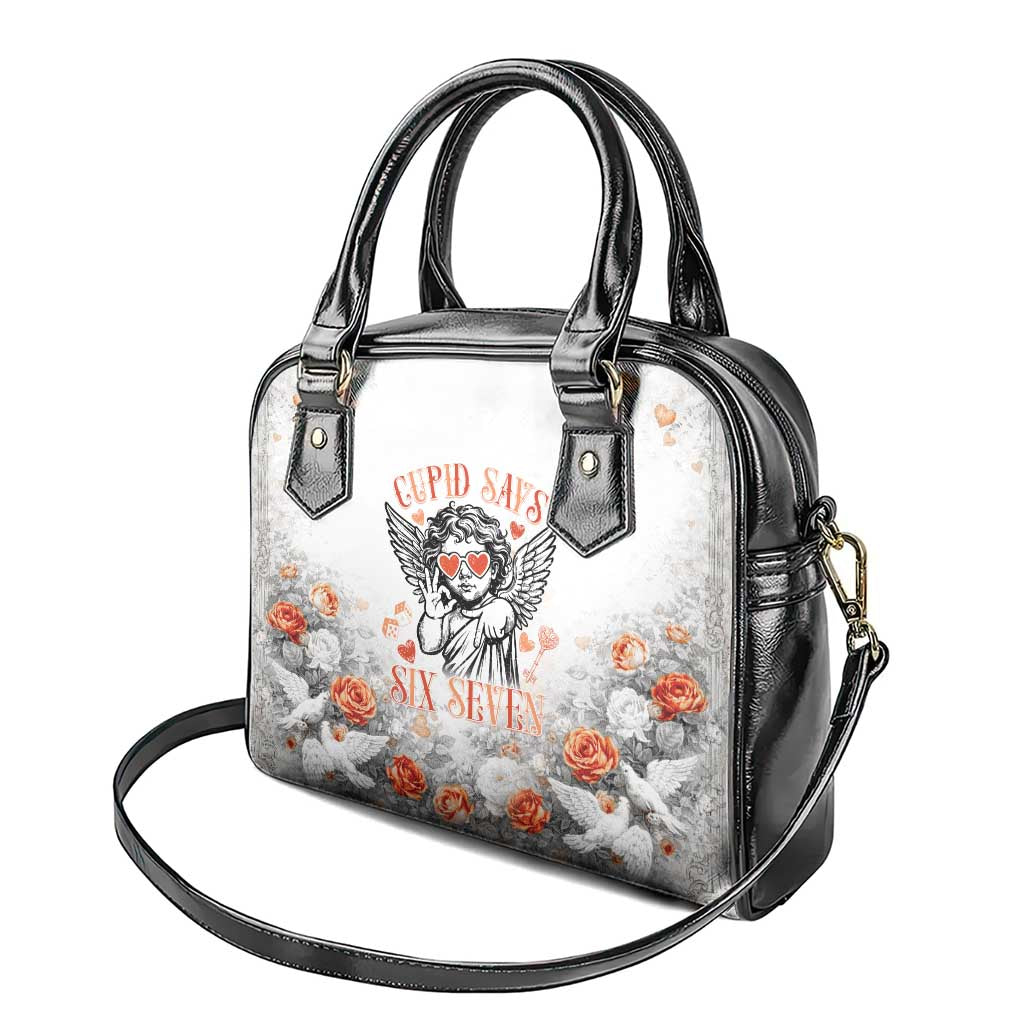 Funny Valentines Day Shoulder Handbag Cupid Says 67