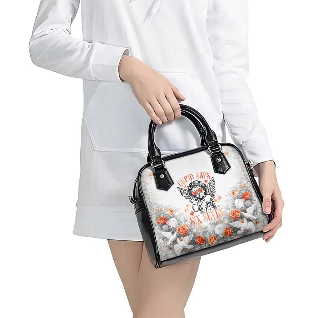 Funny Valentines Day Shoulder Handbag Cupid Says 67