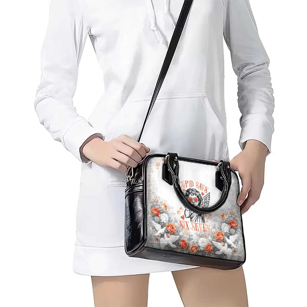 Funny Valentines Day Shoulder Handbag Cupid Says 67