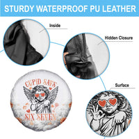 Funny Valentines Day Spare Tire Cover Cupid Says 67