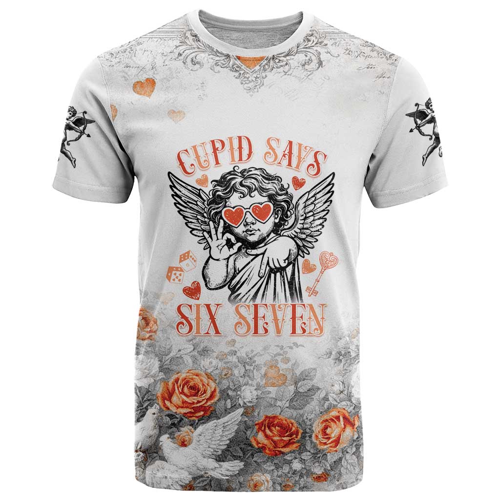 Funny Valentines Day T Shirt Cupid Says 67
