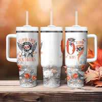 Funny Valentines Day Tumbler With Handle Cupid Says 67