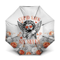 Funny Valentines Day Umbrella Cupid Says 67