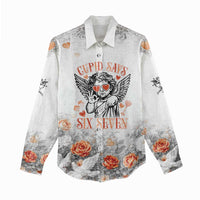 Funny Valentines Day Women Casual Shirt Cupid Says 67