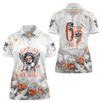 Funny Valentines Day Women Polo Shirt Cupid Says 67