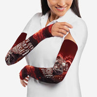 Skull Valentines Day Arm Sleeves I Love You To The Upside Down And Back