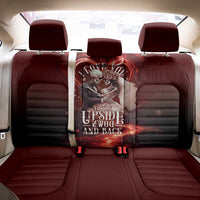 Skull Valentines Day Back Car Seat Cover I Love You To The Upside Down And Back