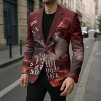 Skull Valentines Day Blazer I Love You To The Upside Down And Back