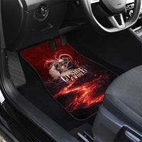 Skull Valentines Day Car Mats I Love You To The Upside Down And Back