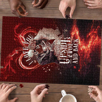 Skull Valentines Day Puzzle I Love You To The Upside Down And Back