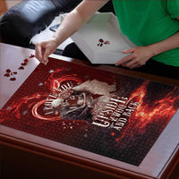 Skull Valentines Day Puzzle I Love You To The Upside Down And Back