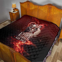 Skull Valentines Day Quilt I Love You To The Upside Down And Back