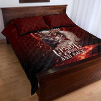 Skull Valentines Day Quilt Bed Set I Love You To The Upside Down And Back