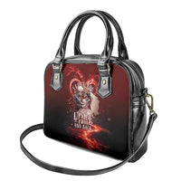 Skull Valentines Day Shoulder Handbag I Love You To The Upside Down And Back