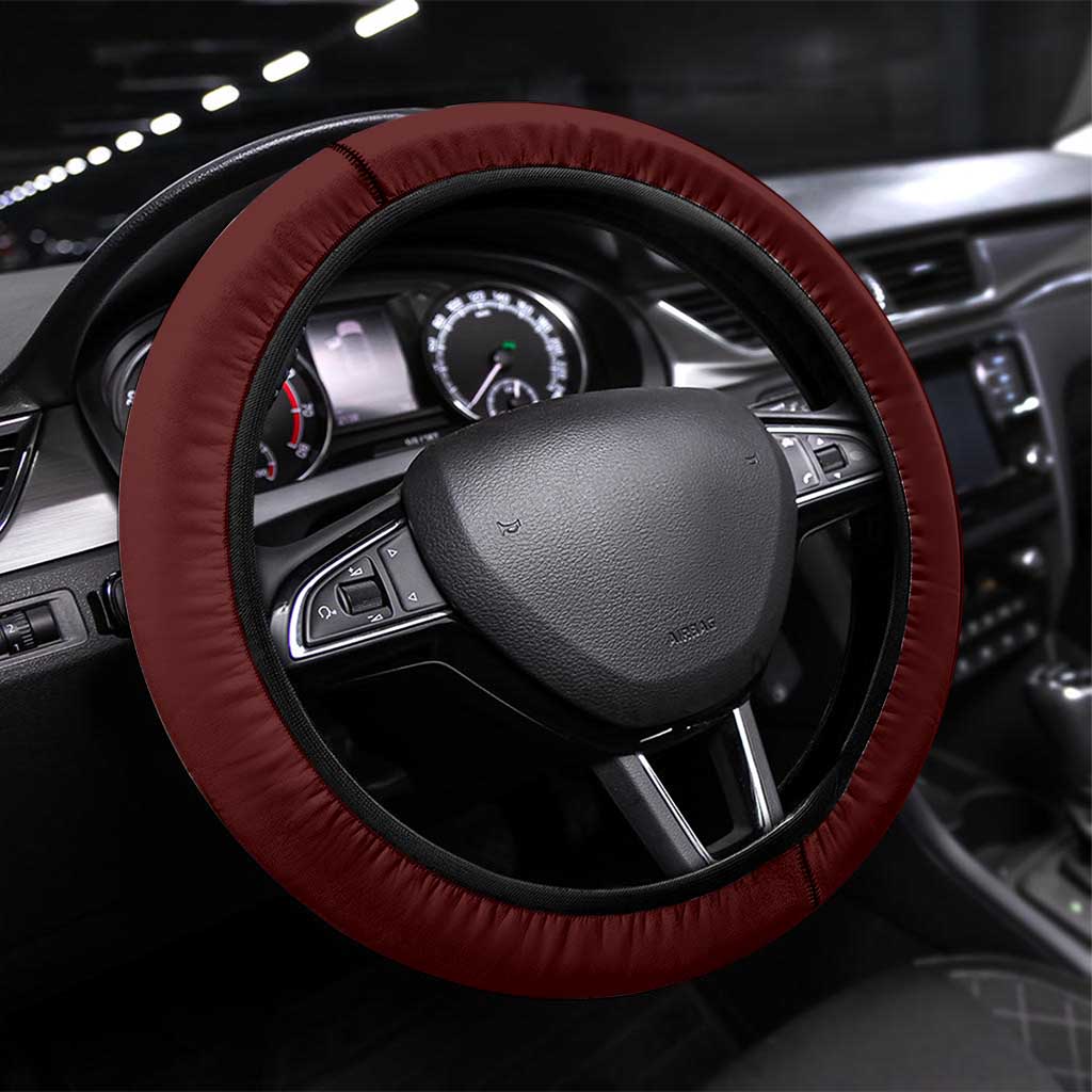 Skull Valentines Day Steering Wheel Cover I Love You To The Upside Down And Back