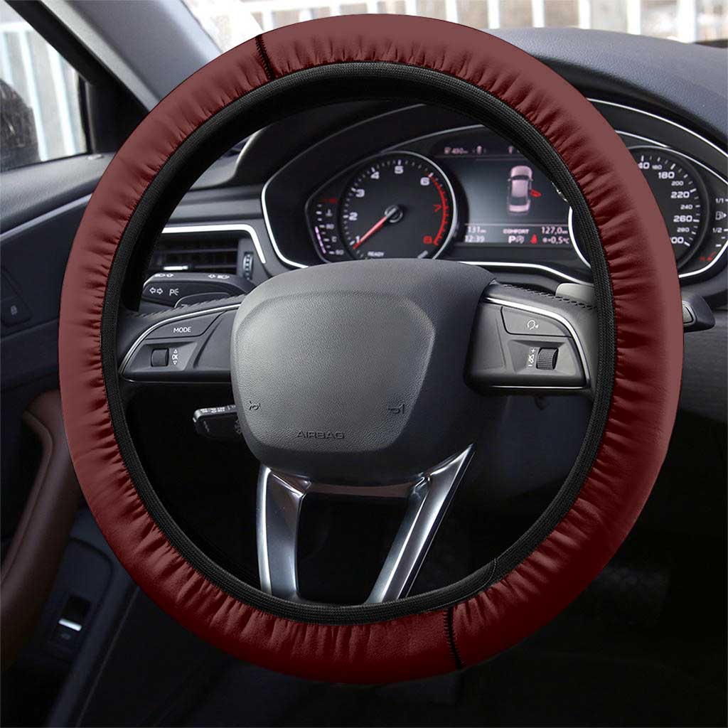 Skull Valentines Day Steering Wheel Cover I Love You To The Upside Down And Back