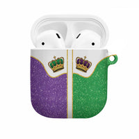 Mardi Gras Crown AirPods Case Western Yoke Glitter Style