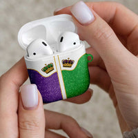 Mardi Gras Crown AirPods Case Western Yoke Glitter Style