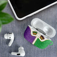 Mardi Gras Crown AirPods Case Western Yoke Glitter Style