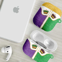 Mardi Gras Crown AirPods Case Western Yoke Glitter Style