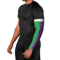 Mardi Gras Crown Arm Sleeves Western Yoke Glitter Style