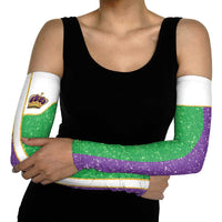 Mardi Gras Crown Arm Sleeves Western Yoke Glitter Style