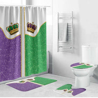 Mardi Gras Crown Bathroom Set Western Yoke Glitter Style