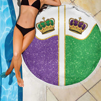 Mardi Gras Crown Beach Blanket Western Yoke Glitter Style