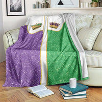 Mardi Gras Crown Blanket Western Yoke Glitter Style