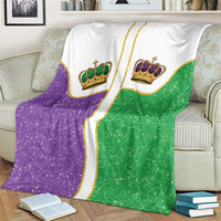 Mardi Gras Crown Blanket Western Yoke Glitter Style