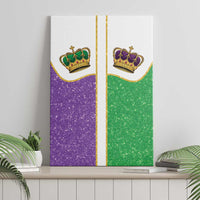 Mardi Gras Crown Canvas Wall Art Western Yoke Glitter Style