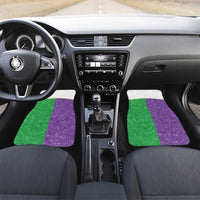 Mardi Gras Crown Car Mats Western Yoke Glitter Style