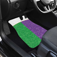 Mardi Gras Crown Car Mats Western Yoke Glitter Style