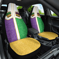 Mardi Gras Crown Car Seat Cover Western Yoke Glitter Style