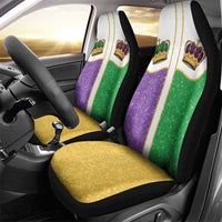 Mardi Gras Crown Car Seat Cover Western Yoke Glitter Style